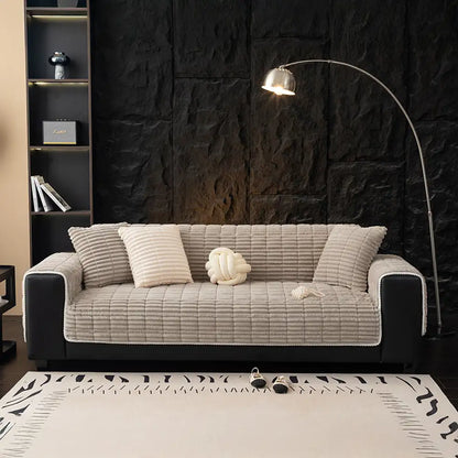 Waterdichte Eenzits Bankhoes 70×180 cm – Antislip Fleece Beschermer voor Fauteuil & Sofa Meubelbescherming