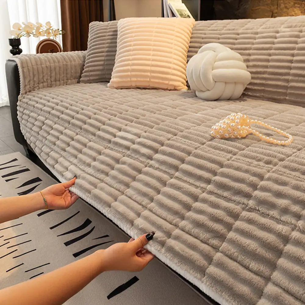 Waterdichte Eenzits Bankhoes 70×180 cm – Antislip Fleece Beschermer voor Fauteuil & Sofa Meubelbescherming