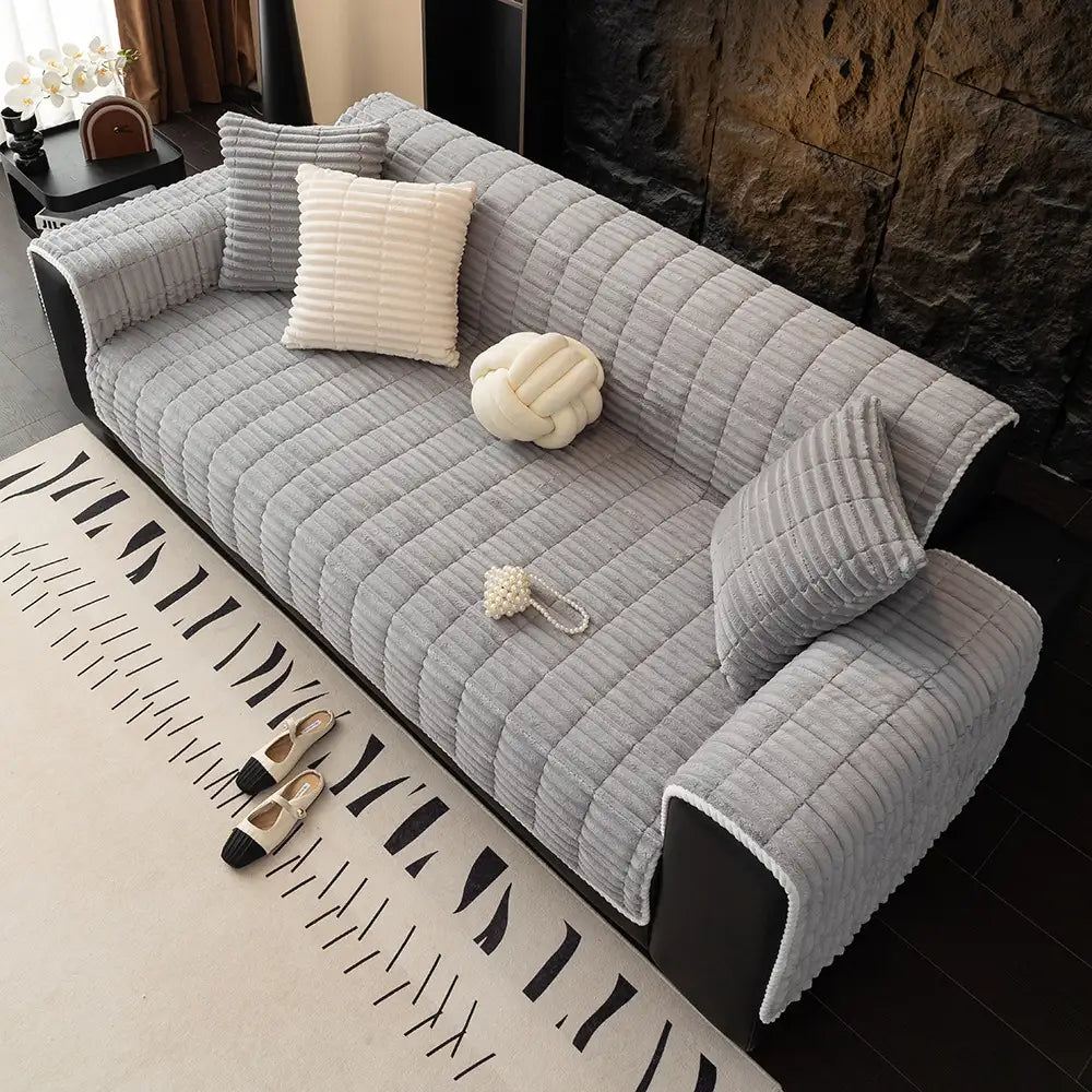 Waterdichte Eenzits Bankhoes 70×180 cm – Antislip Fleece Beschermer voor Fauteuil & Sofa Meubelbescherming