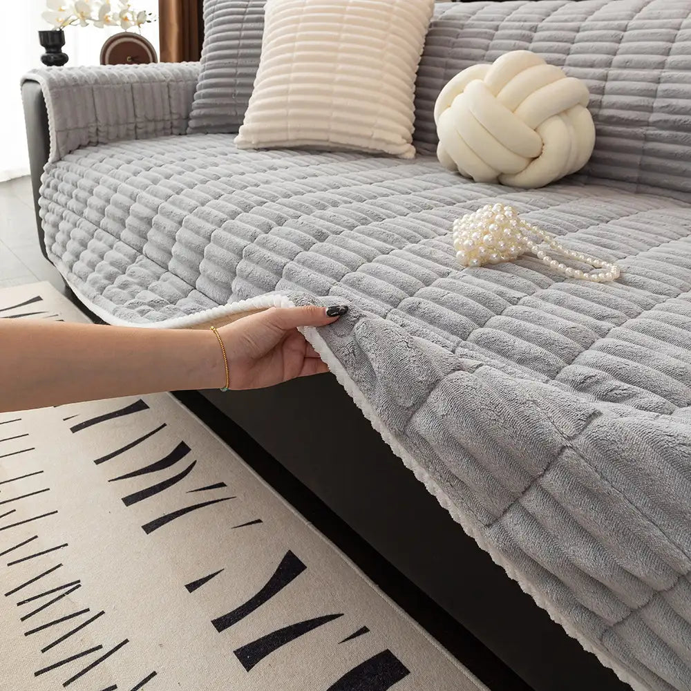 Waterdichte Eenzits Bankhoes 70×180 cm – Antislip Fleece Beschermer voor Fauteuil & Sofa Meubelbescherming