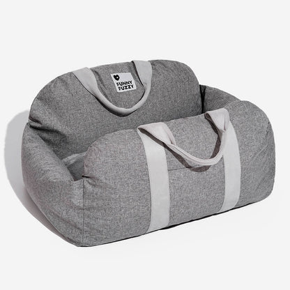 Autostoel Hondenmand First Class - Comfortabel Reiskussen voor Hond of Kat - Verstelbaar Wasbaar Autoreizen