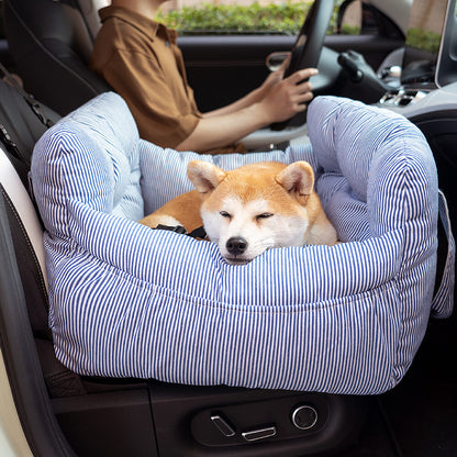 Hondenautostoel Draagbaar Reisbed Comfortabel Bolster Veilige Zetel voor Kleine Honden Katten Huisdieren