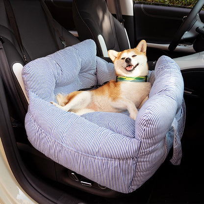 Hondenautostoel Draagbaar Reisbed Comfortabel Bolster Veilige Zetel voor Kleine Honden Katten Huisdieren