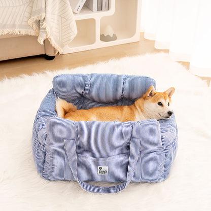 Hondenautostoel Draagbaar Reisbed Comfortabel Bolster Veilige Zetel voor Kleine Honden Katten Huisdieren