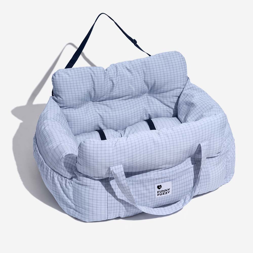 Hondenautostoel Draagbaar Reisbed Comfortabel Bolster Veilige Zetel voor Kleine Honden Katten Huisdieren
