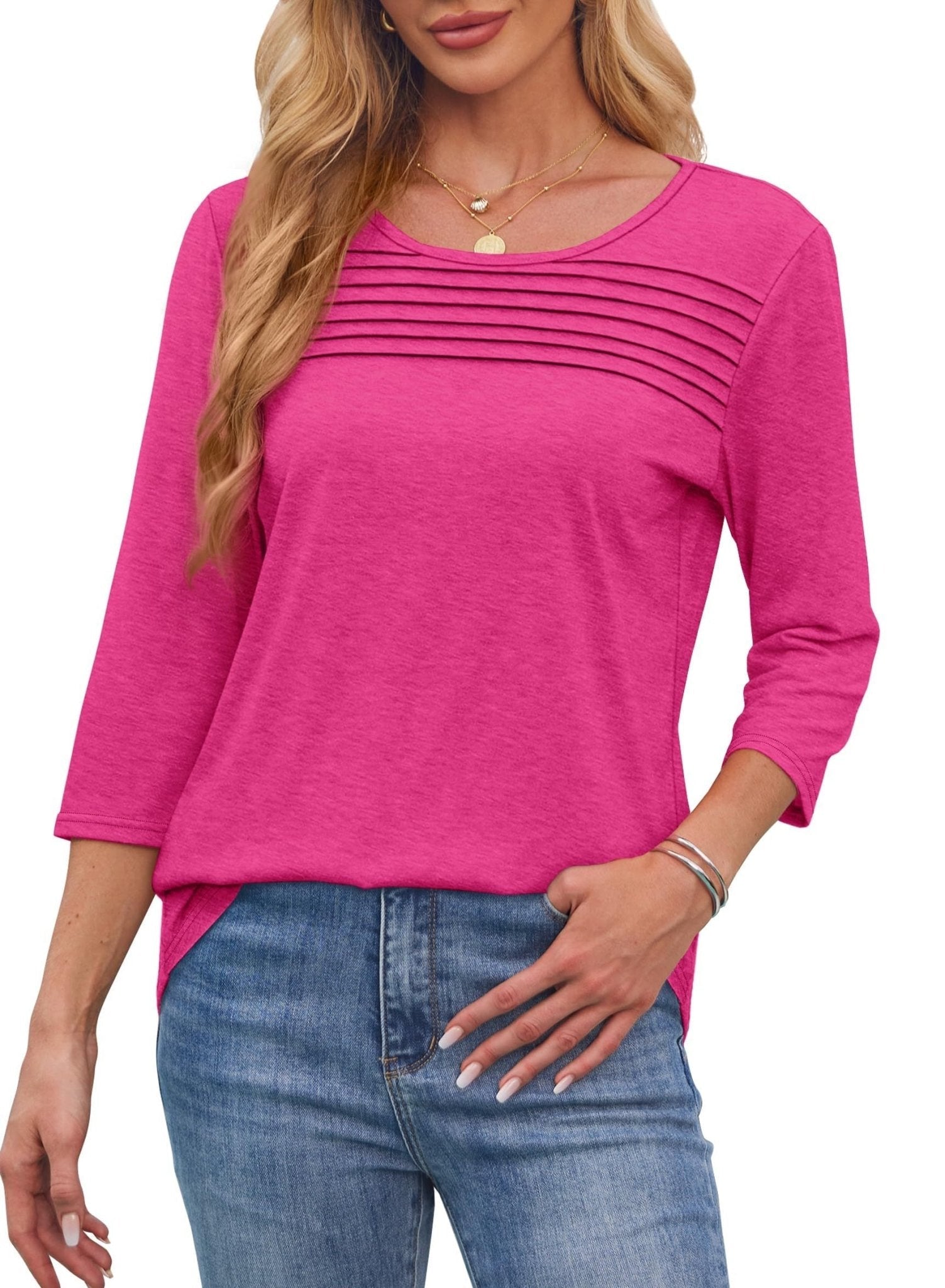 Vrouwen Blouse Elegante Geplisseerde Stijl - StudioMarella