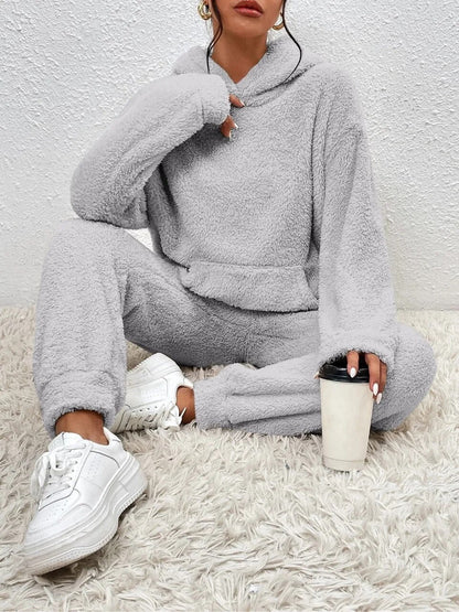 Dames Fleece Lounge Set Zacht en Comfortabel