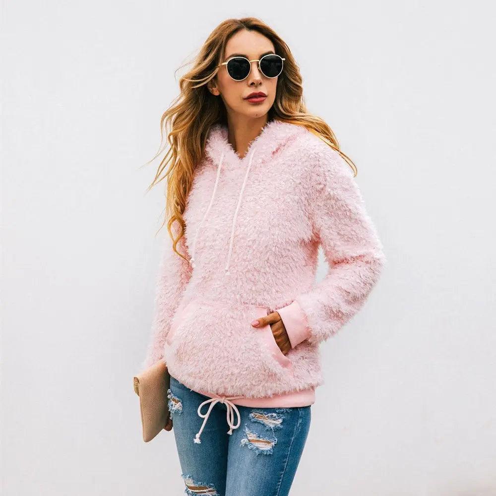 Dames Fleece Hoodie Zacht en Warm voor Vrouw