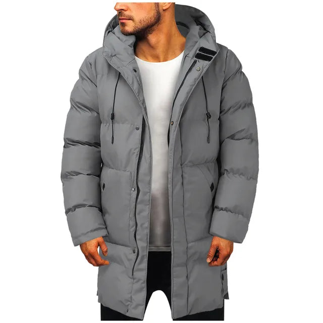 Lange Traploze Jas Warm en Comfortabel - StudioMarella