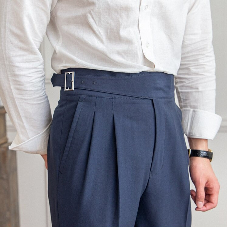 Heren Broek Casual Met Gesp voor Alledaagse Dracht