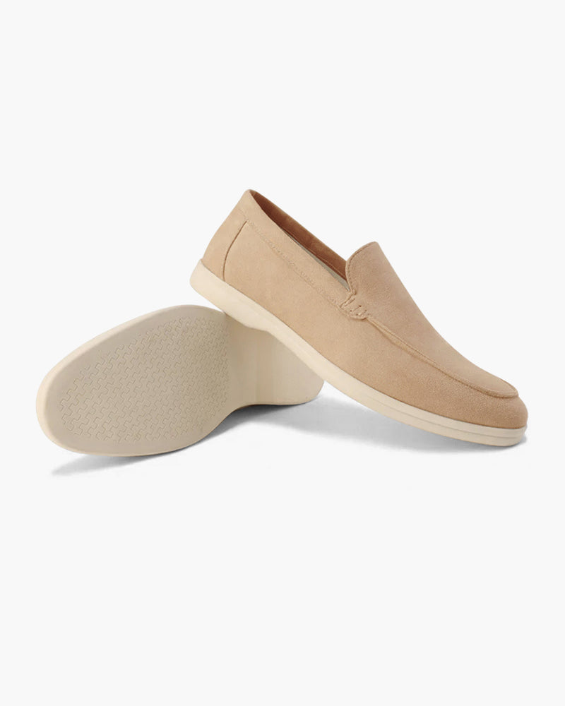 Herenschoenen Suède Loafers Elegante Zomerstijl