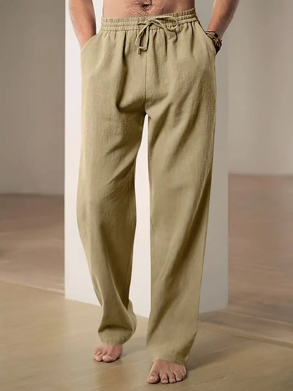 Linnen Broek Zomerse Comfortabele Stijl voor Mannen