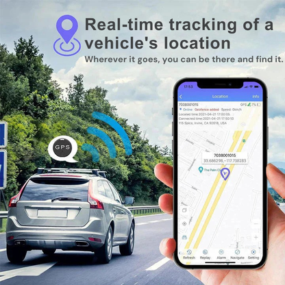 GPS Tracker met Magnetische Bevestiging | Realtime Tracking via App | Voertuigen en Waardevolle Spullen Volgen | Langdurige Accuduur