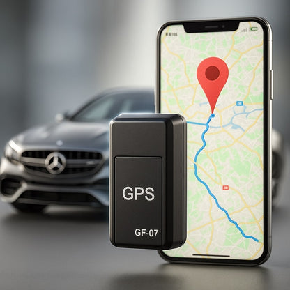 Compacte GPS Volgtracker met Realtime Lokalisatie en Magnetische Bevestiging voor Auto en Bagage zonder Abonnement