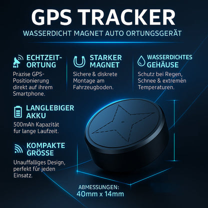 Waterdichte GPS Tracker met Magneet voor Realtime Voertuiglocatie