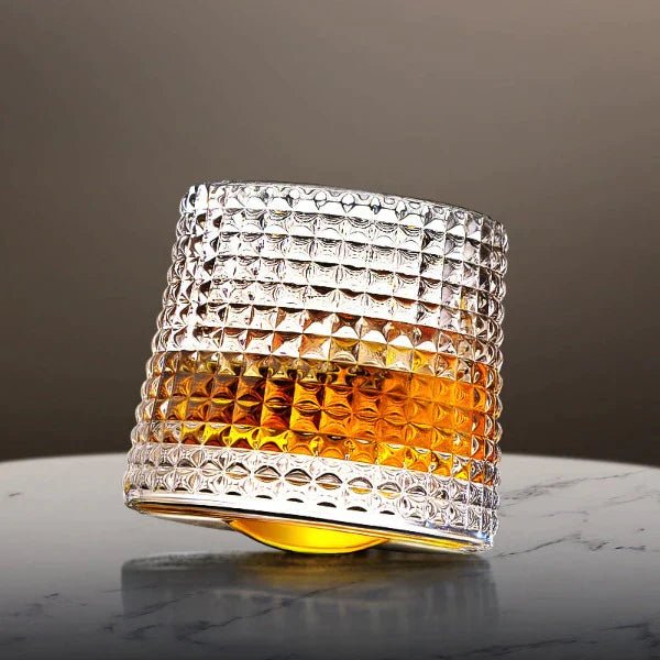 Draaibare Whiskyglazen Set – Loodvrij Kristal – Voor Intense Aromas en Stijlvol Genieten