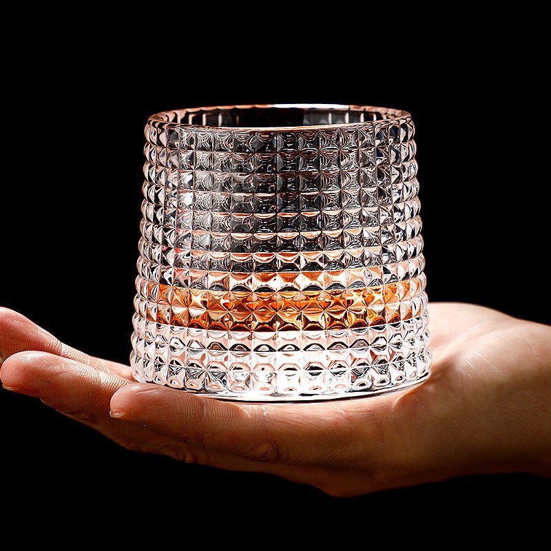 Draaibare Whiskyglazen Set – Loodvrij Kristal – Voor Intense Aromas en Stijlvol Genieten