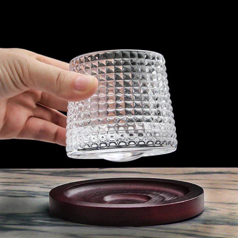 Draaibare Whiskyglazen Set – Loodvrij Kristal – Voor Intense Aromas en Stijlvol Genieten