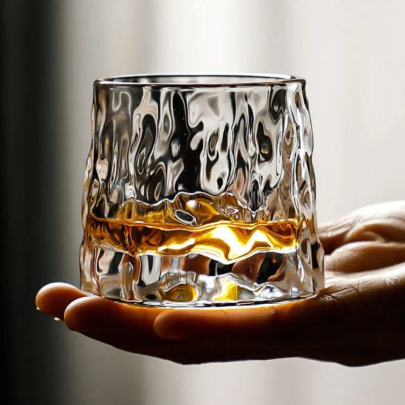 Draaibare Whiskyglazen Set – Loodvrij Kristal – Voor Intense Aromas en Stijlvol Genieten