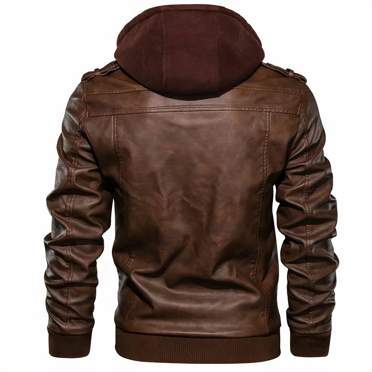Leren Motorjack Heren Kunstleder Grant Stijl - StudioMarella