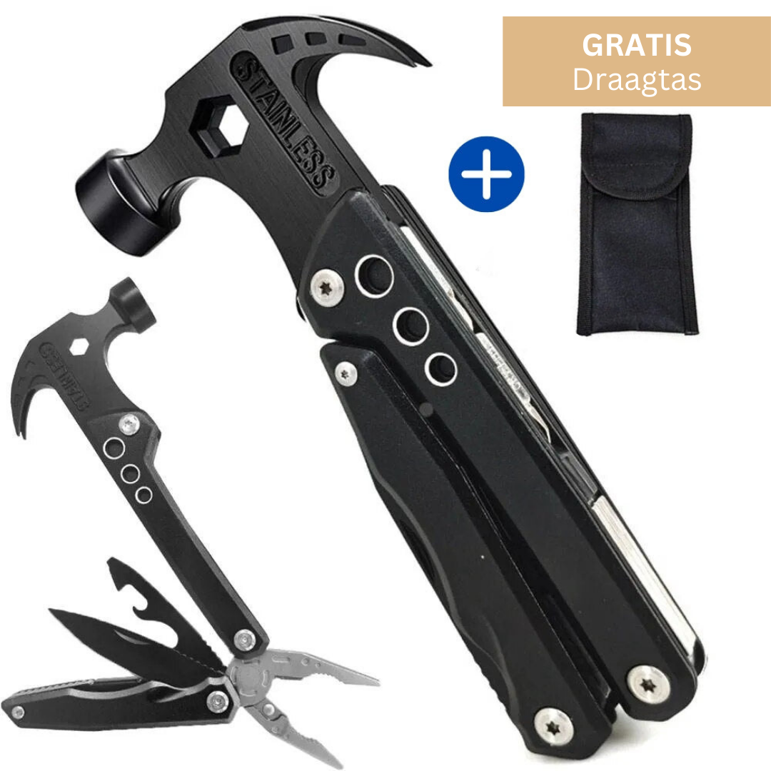 Multifunctioneel Gereedschap | Compact Alles-in-1 Tool met Tang en Schroevendraaier