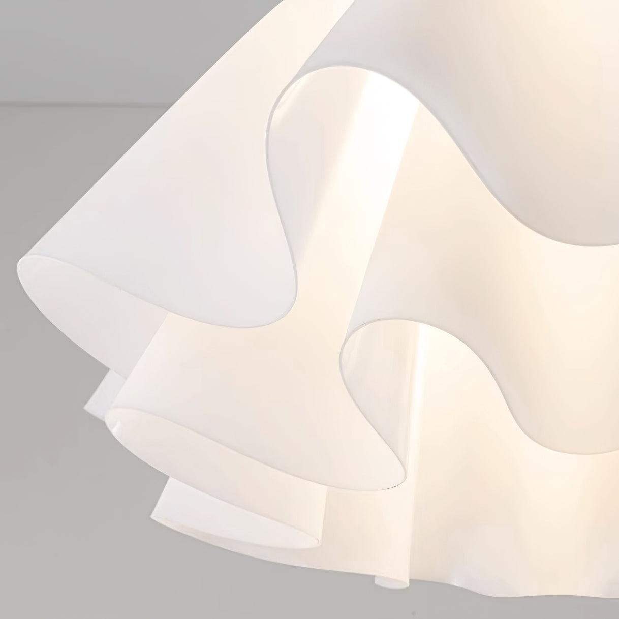 Plafondlamp Modern Gevouwen Design Acryl Koper E27 LED Woonkamer