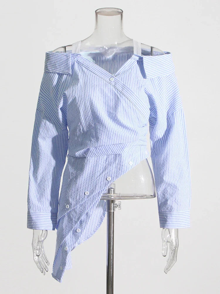 V-Hals Tuniek Lange Mouwen Zomerse Jurk