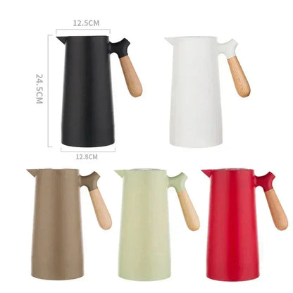 Isolerende Thermosfles RVS 1000ml Dubbelwandig Warm & Koud