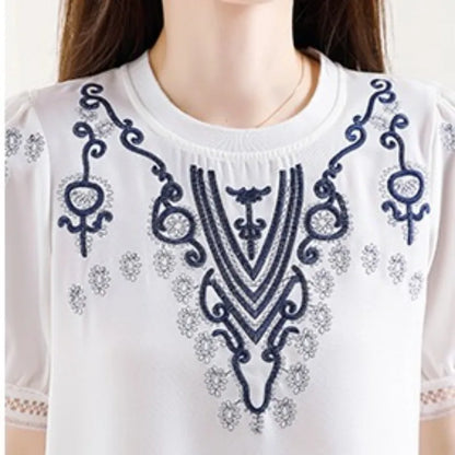 Dames Pullover Kant Paneel Mooi Design