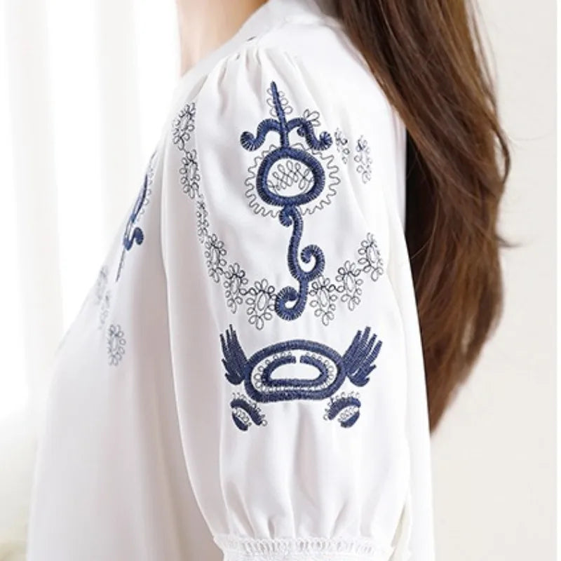 Dames Pullover Kant Paneel Mooi Design