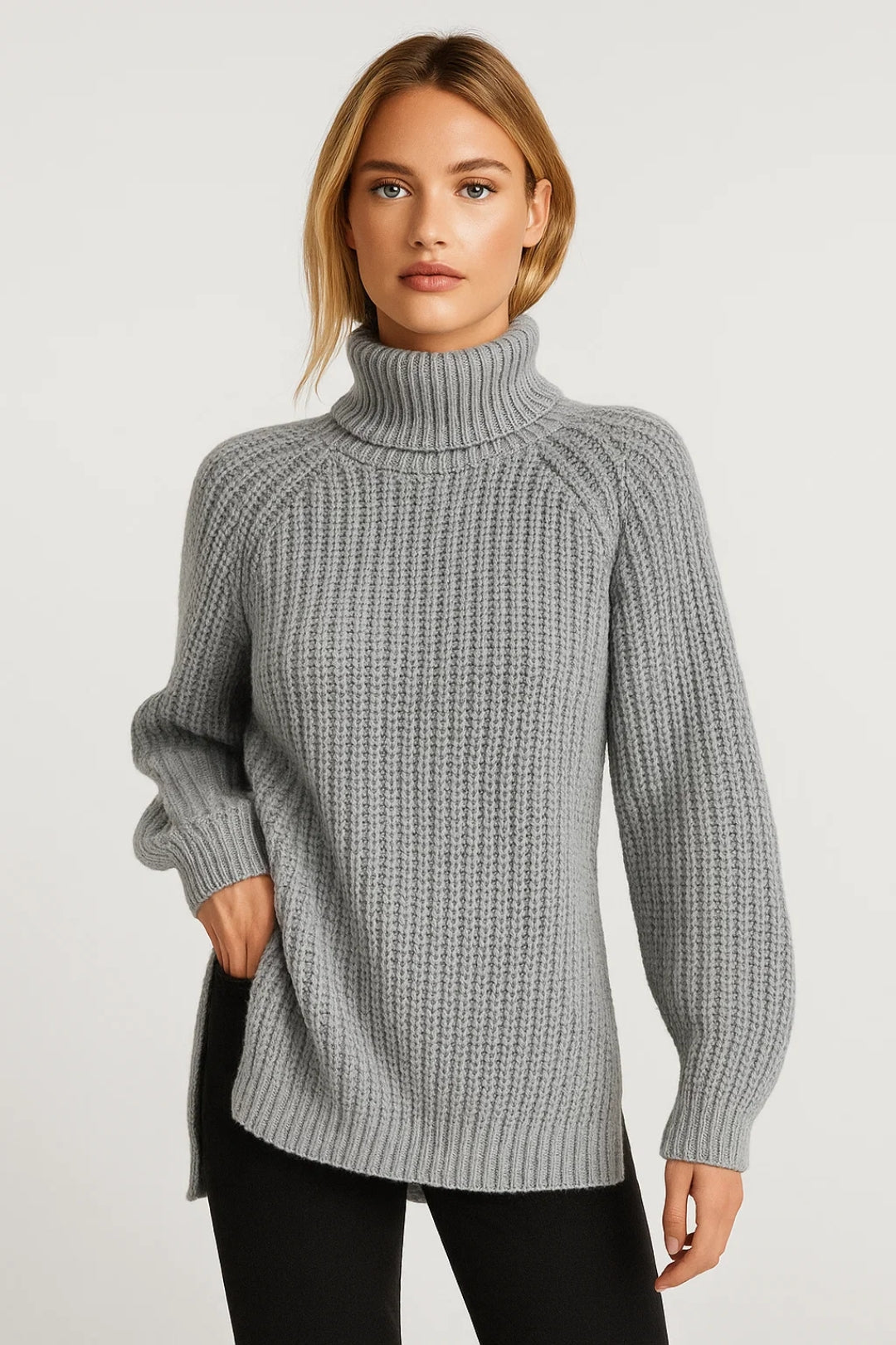 Dames Trui Oversized Comfortabel Zachte Wintertrui Relaxt Model - StudioMarella