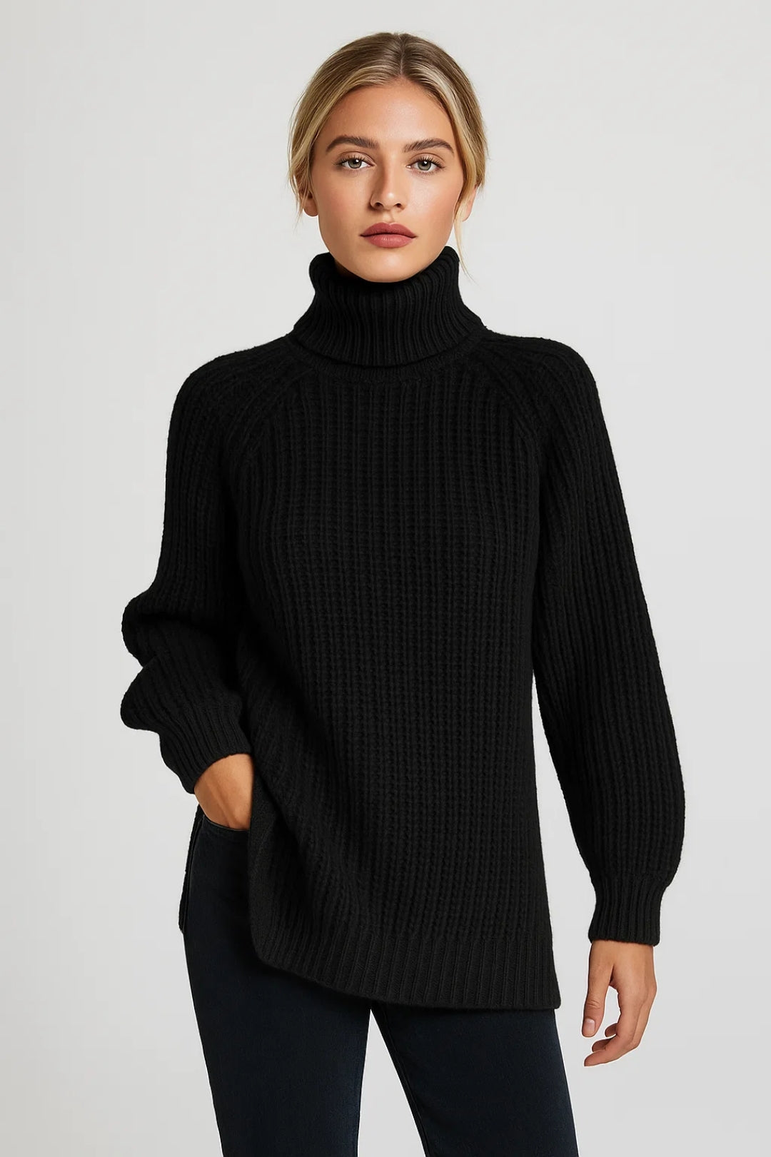 Dames Trui Oversized Comfortabel Zachte Wintertrui Relaxt Model