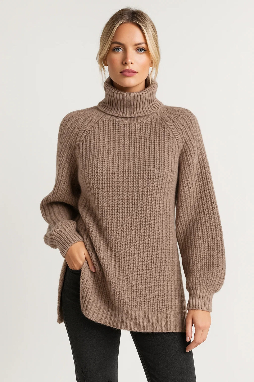 Dames Trui Oversized Comfortabel Zachte Wintertrui Relaxt Model