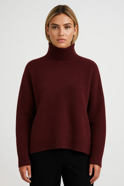 Dames Trui Hoge Kraag Warme Herfst Collectie