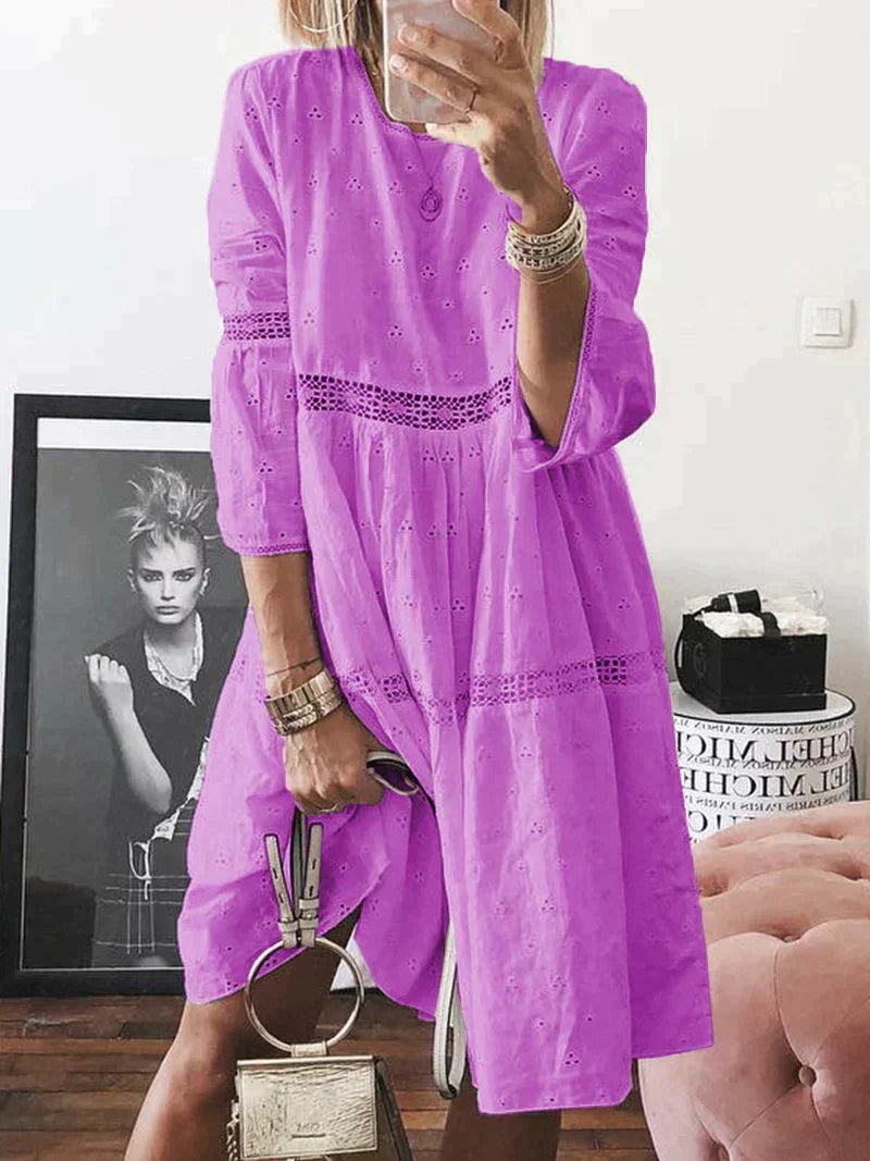 Zomerjurk Layla Kanten Vrouwelijke Stijl