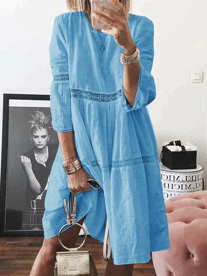 Zomerjurk Layla Kanten Vrouwelijke Stijl
