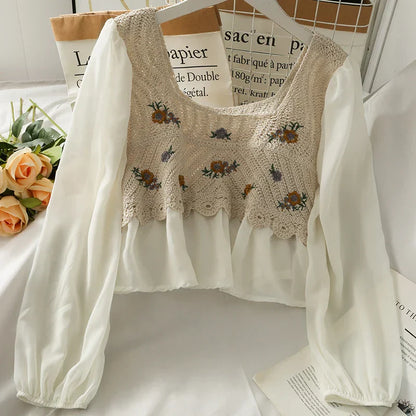 Lente Blouse Zomerjurk Vrouwelijk Floral Design