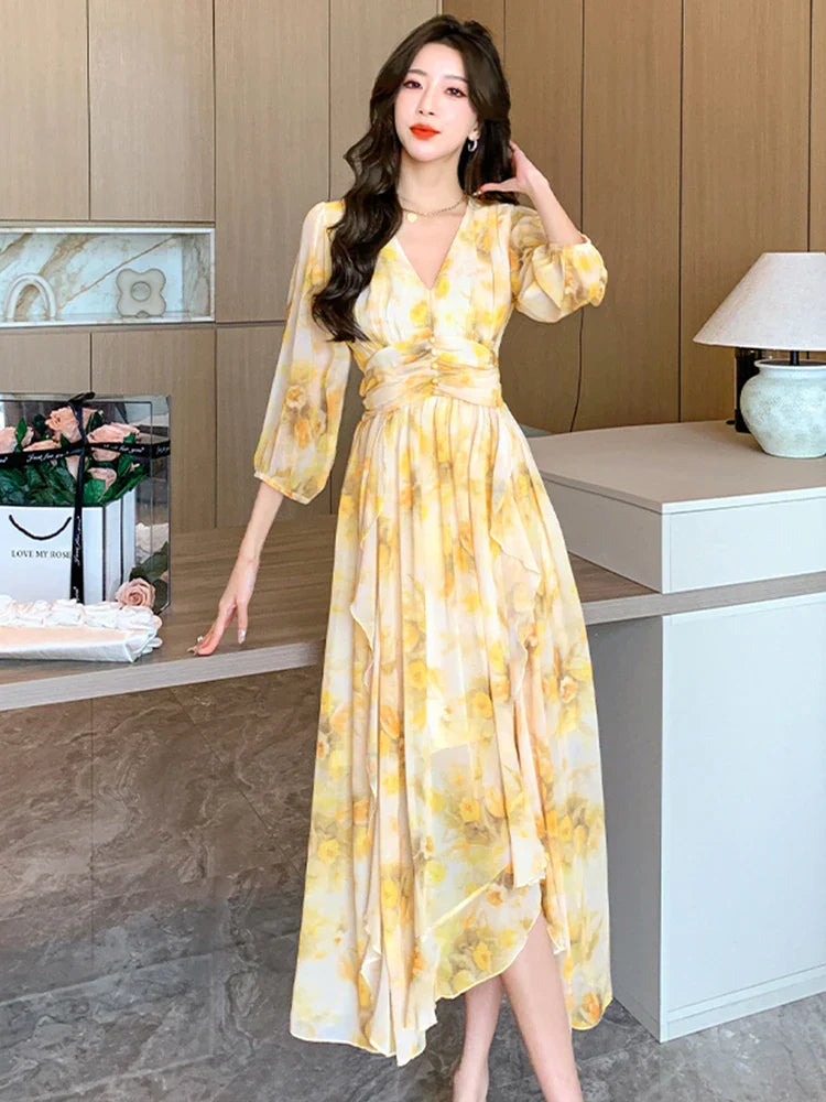 Boho Jurk Zomerse Maxi Jurk Elegante Vrouwenkleding