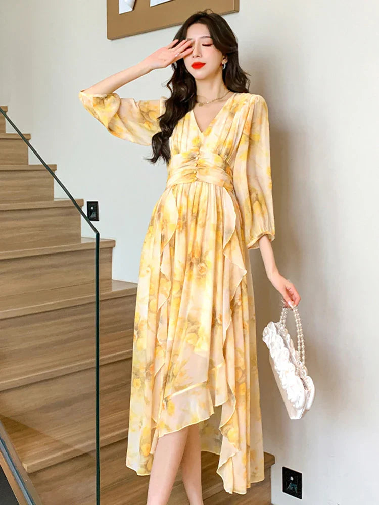 Boho Jurk Zomerse Maxi Jurk Elegante Vrouwenkleding