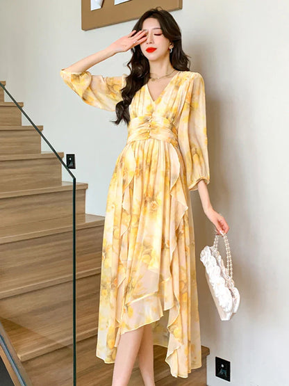 Boho Jurk Zomerse Maxi Jurk Elegante Vrouwenkleding