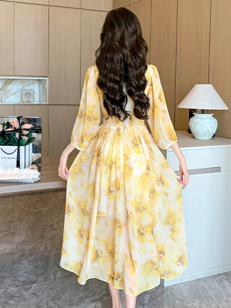 Boho Jurk Zomerse Maxi Jurk Elegante Vrouwenkleding