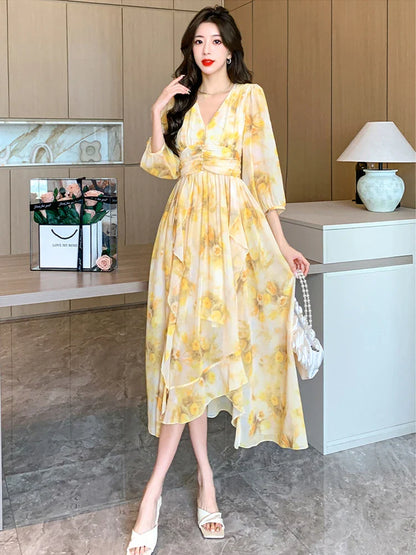 Boho Jurk Zomerse Maxi Jurk Elegante Vrouwenkleding