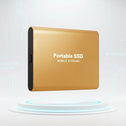 Externe SSD Schijf 128GB USB 3.1 Aluminiumbehuizing Draagbaar Snelle Dataopslag Compatibel PC Laptop