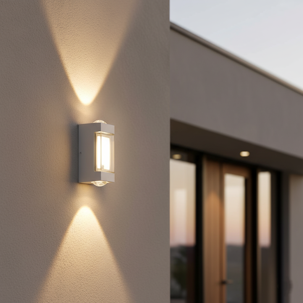 Buitenlamp Up Down LED IP65 Waterdicht Zwart Wit Gevelverlichting 10W