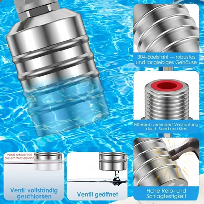 Vlotterventiel Automatisch RVS 304 Zonder Stroom voor Watertank Cisterne Regeling