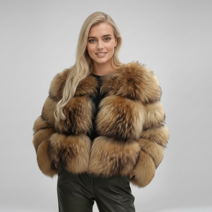 Dames Winterjas Lange Pluche Voering Warm en Getailleerd - StudioMarella