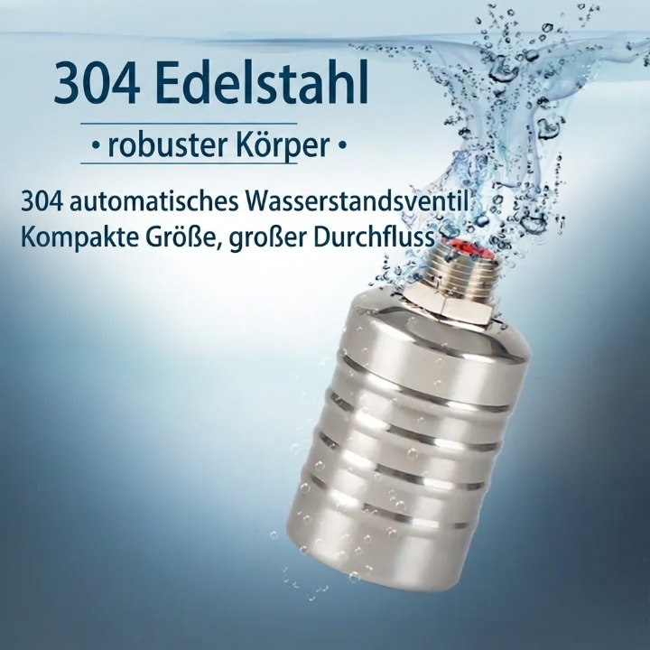 Vlotterventiel Automatisch RVS 304 Zonder Stroom voor Watertank Cisterne Regeling
