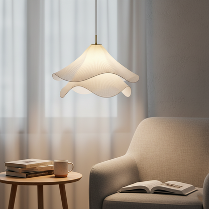 Hanglamp Japandi Stof Rond Scandinavisch Design E27 40-80cm Warm Licht