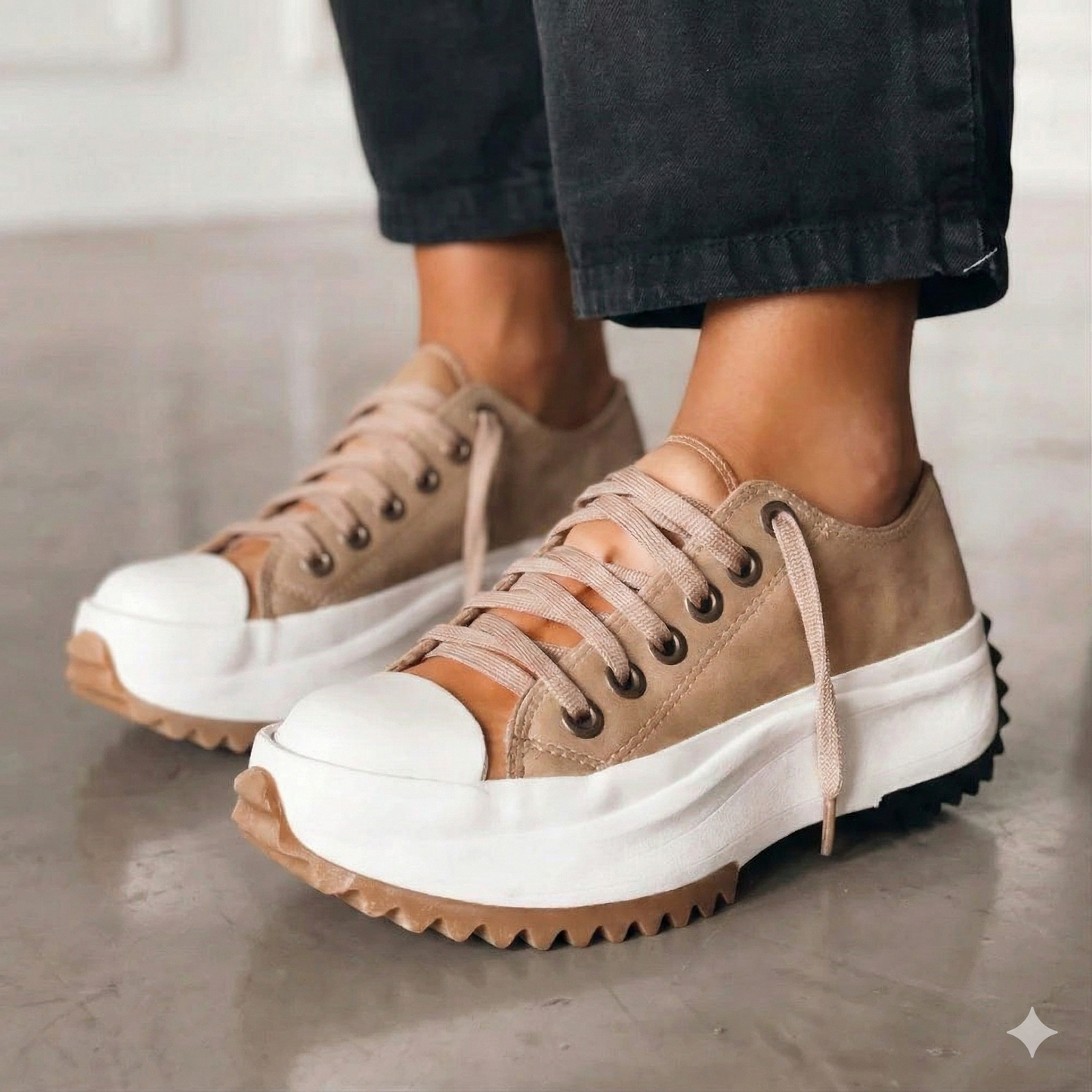 Dames Sneaker Comfortabel Ondersteunend