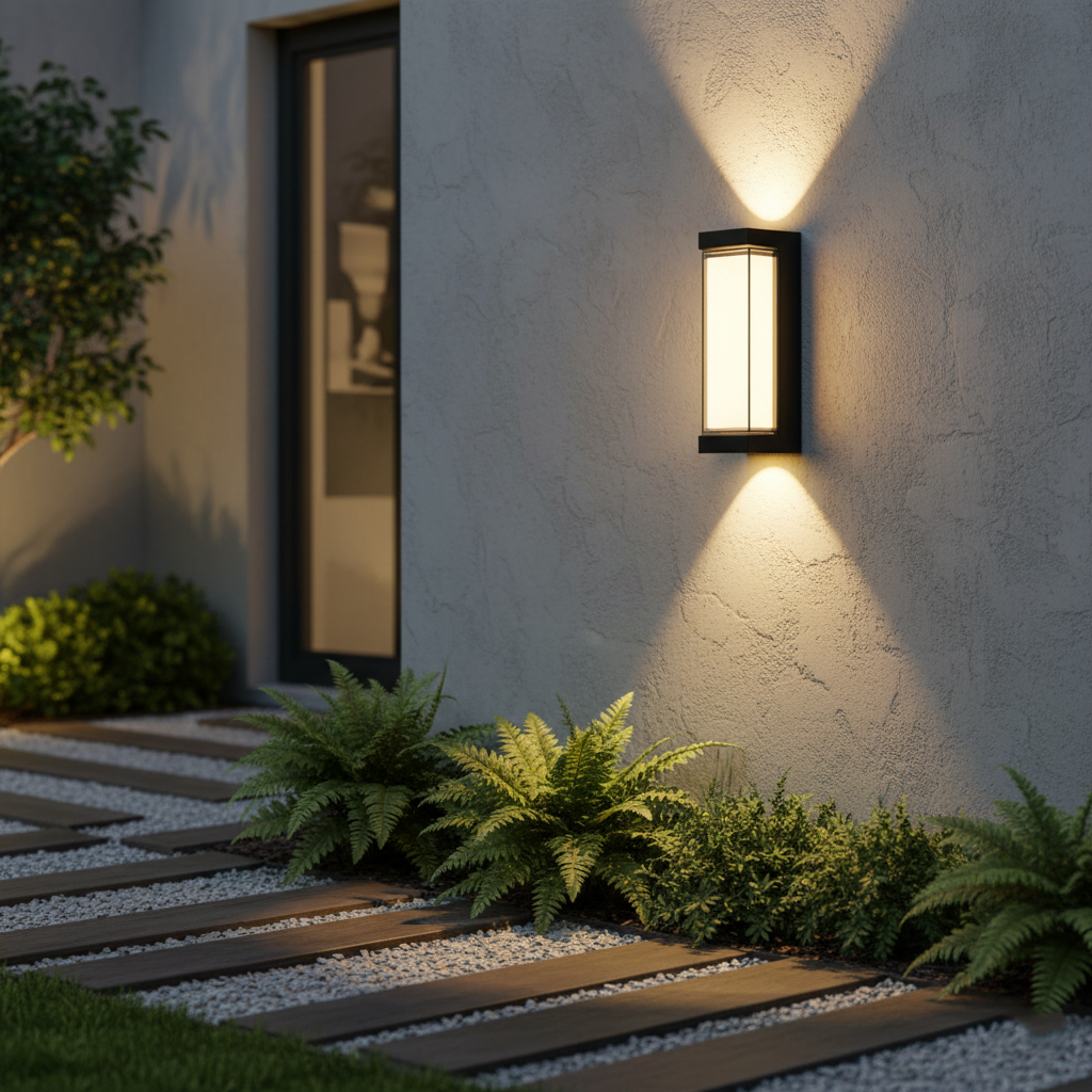 Buitenlamp Up Down LED IP65 Waterdicht Zwart Wit Gevelverlichting 10W